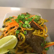 19. Black Bean Beef Noodle