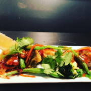 5. Scallop Wonton With Peanut Chilli Sauce (5 Pcs)