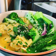 8. Chicken Prawn Dumpling Soup (7 Pcs)